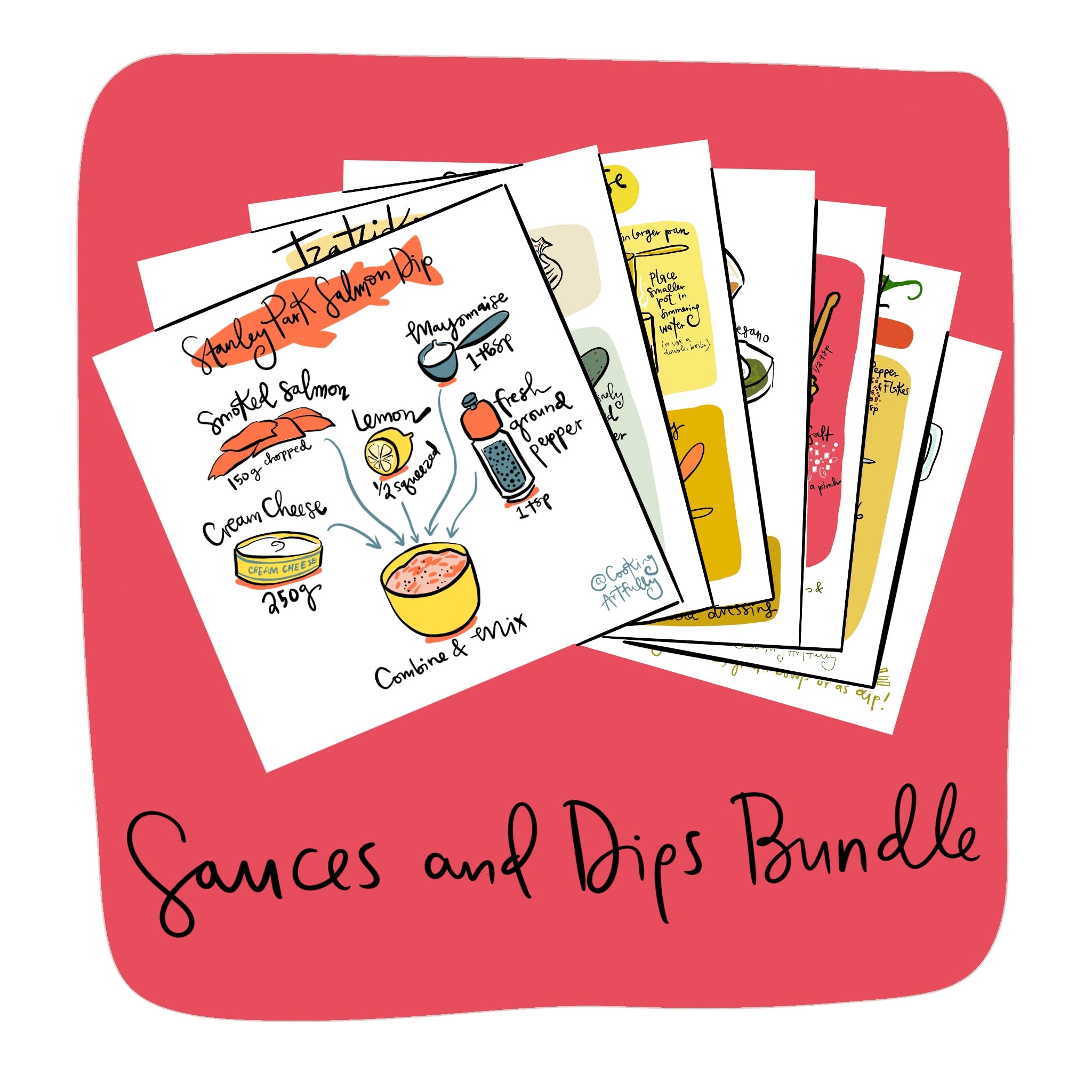 Sauces and Dips Bundle - Printable PDF
