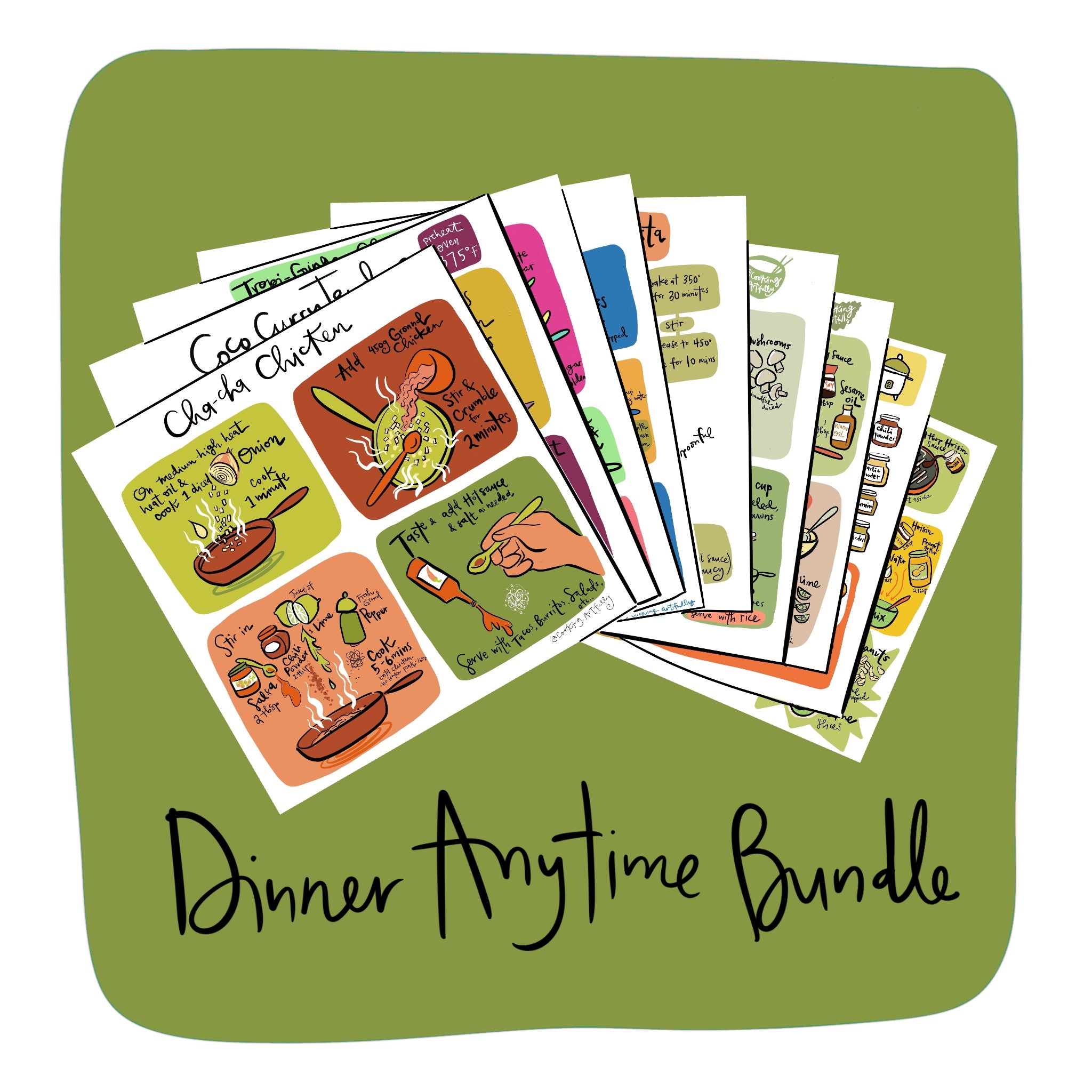 Dinner Anytime Bundle - Printable PDF